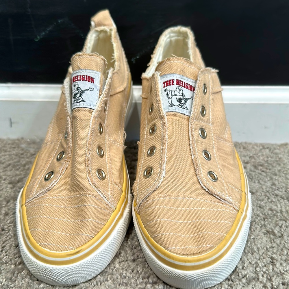 True religion low top sneakers